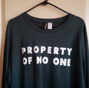 Divided sweater Property Of No One